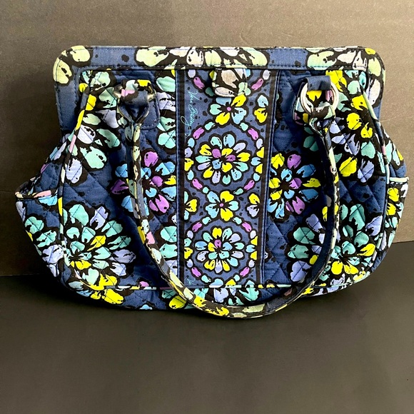 Vera Bracley Handbags - Vera Bradley Frame Indigo Pop Retired Pattern